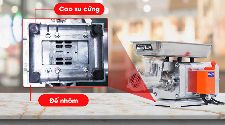 Chân đế nhôm đúc nguyên khối, chắc chắn Chân đế nhôm đúc nguyên khối, chắc chắn