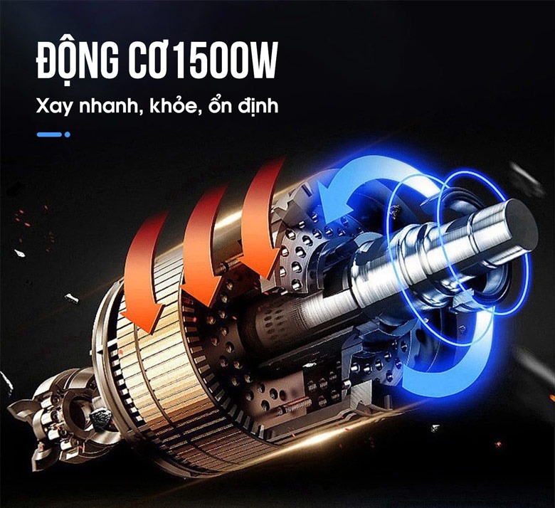 Máy xay bột gạo nước 10kg Động cơ dây đồng êm ái, hiệu suất cao