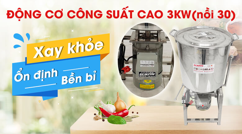 Công suất xay tối đa lên tới 3000W Công suất xay tối đa lên tới 3000W