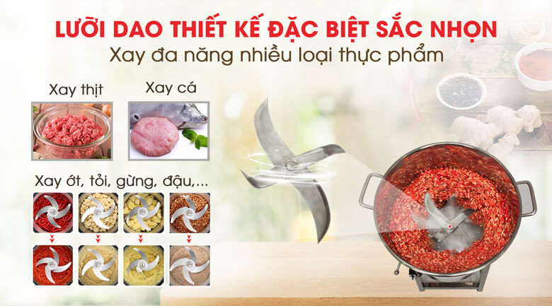 Lưỡi dao sắc bén với thiết kế đặc biệt Lưỡi dao sắc bén với thiết kế đặc biệt