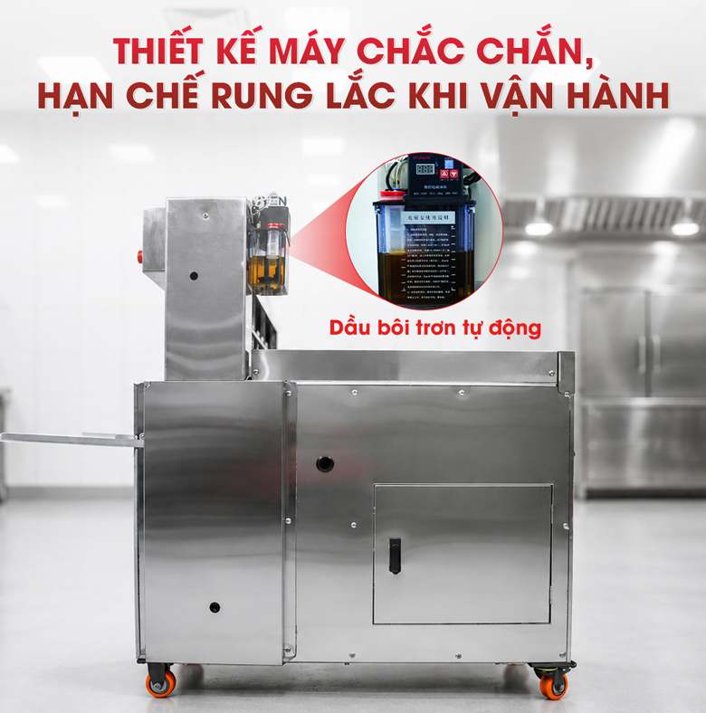 Thiết kế chắc chắn hạn chế rung lắc