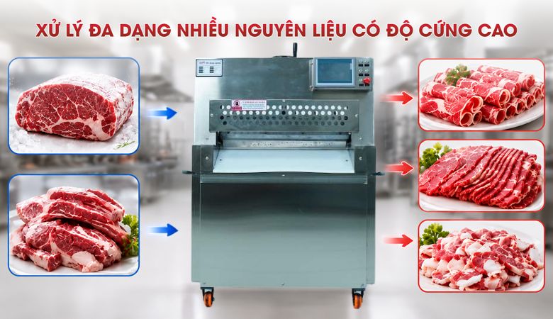 Xử lý đa dạng nguyên liệu có độ cứng cao